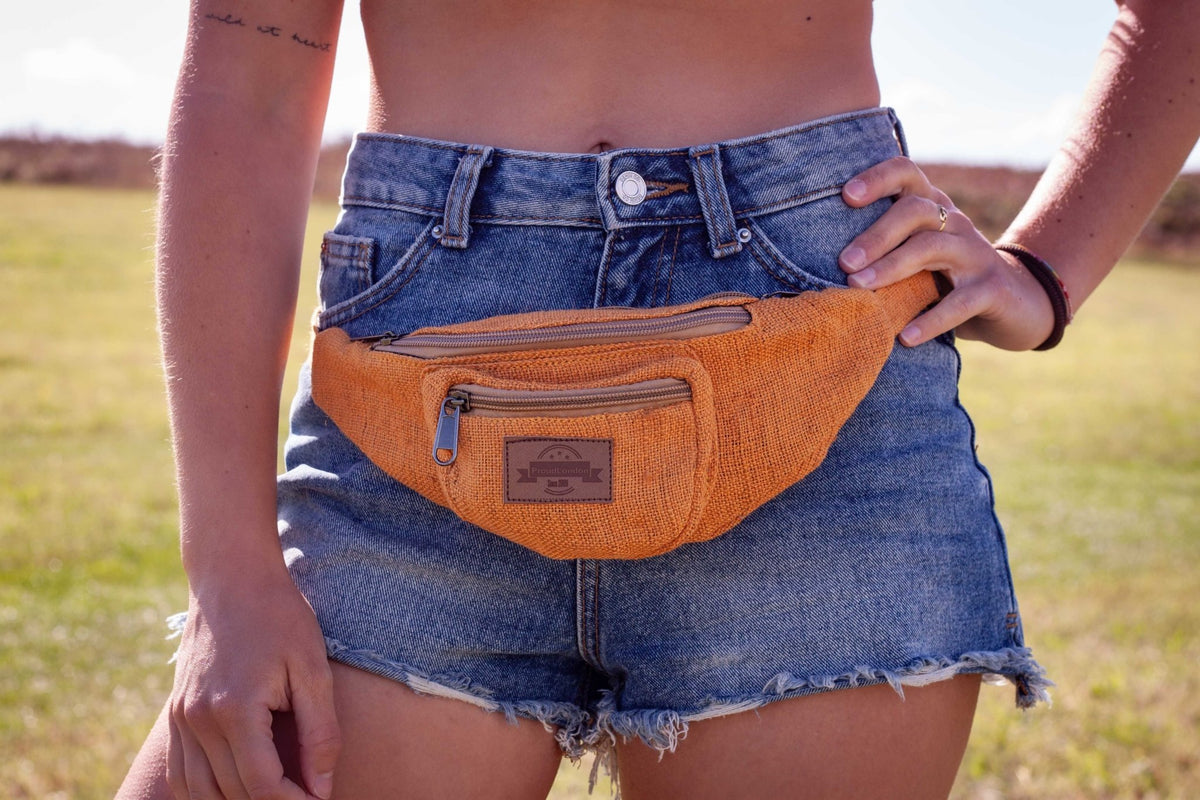 Yellow fanny pack sale