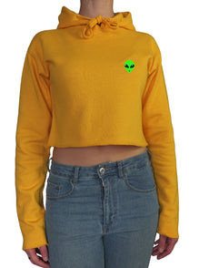 Alien crop top sales hoodie